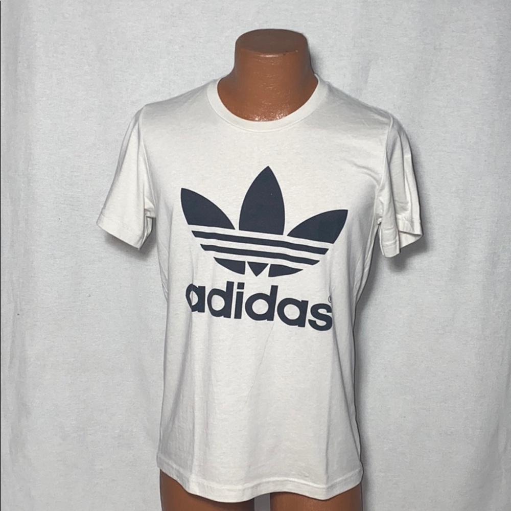 ADIDAS color Cream and  logo Black  men's Sz M